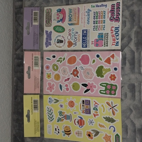BRAND NEW Lot of 3 Sticker Packs - Picture 2 of 4